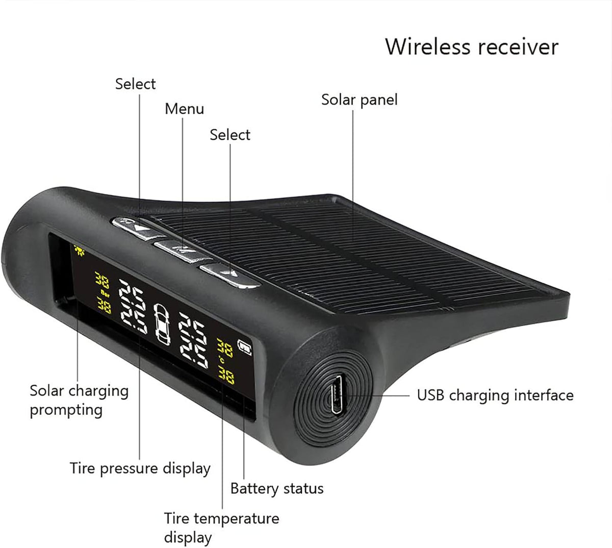 نظام مراقبة ضغط الإطارات (TPMS) بمستشعرات خارجية