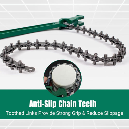 Adjustable 12-Inch Chain Wrench