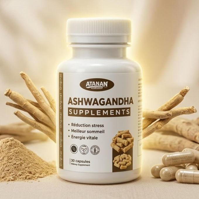 Ashwagandha مكمل غذائي مضاد للإجهاد ومنشط للطاقة