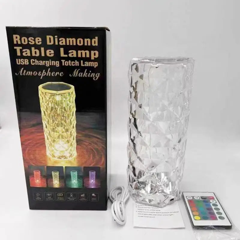 rose diamond مصباح طاولة