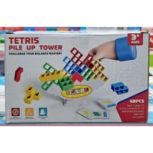 مكعبات البناء TETRIS PILE UP TOWER