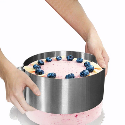 قالب كيك دائري قابل للتعديل - Cercle à Gâteau Réglable