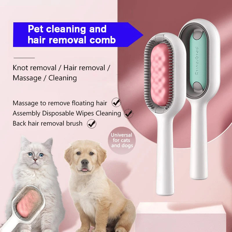 spray handle مشط للعناية بالحيوانات