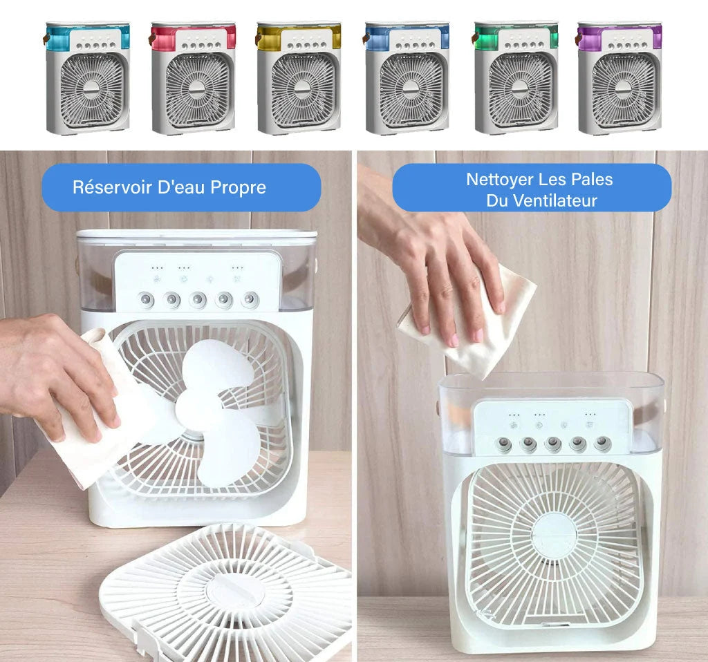 Mini Rafraîchisseur d’Air Portable avec Glaçons | MATJARRA