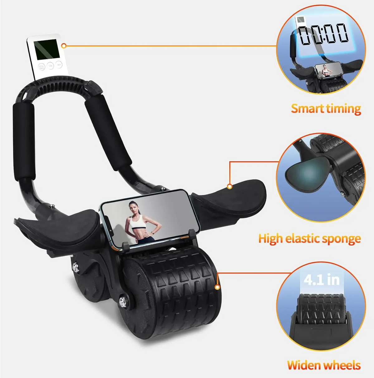 جهاز تمرين البطن الذكي - Multi-Function Ab Roller