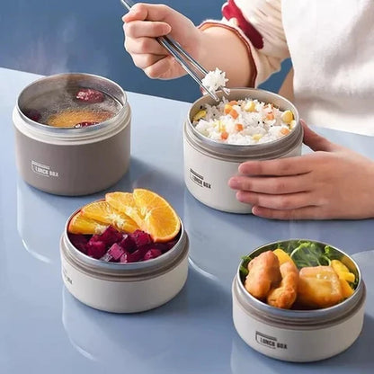 Ensemble 4 Boîtes à Lunch Isothermes avec Sac – Bento Repas