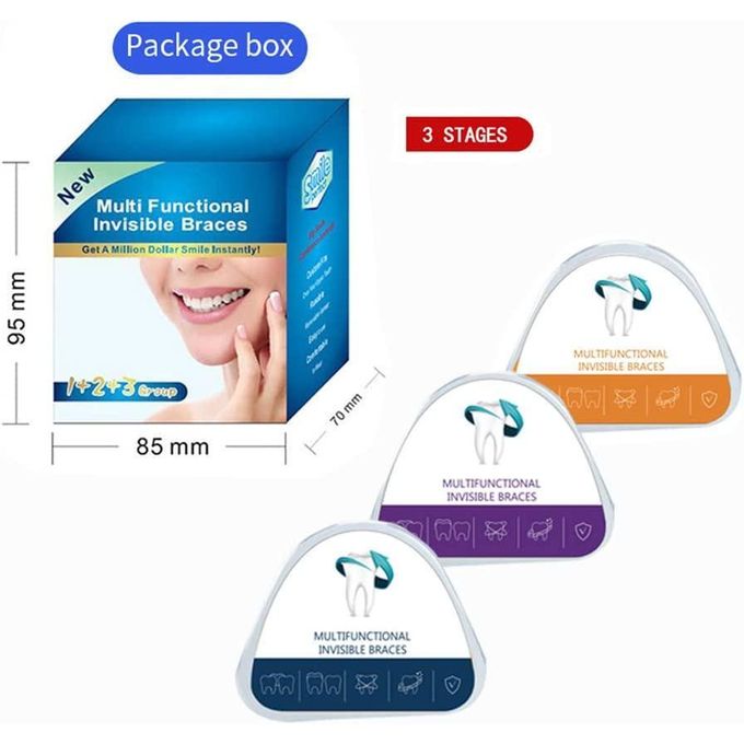 Invisible Braces طقم تقويم الأسنان الشفاف