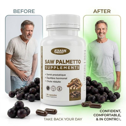 Saw Palmetto مكمل غذائي لصحة البروستاتا والتوازن الهرموني