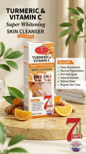 TURMERIC & VITAMIN C منظف للوجه والجسم