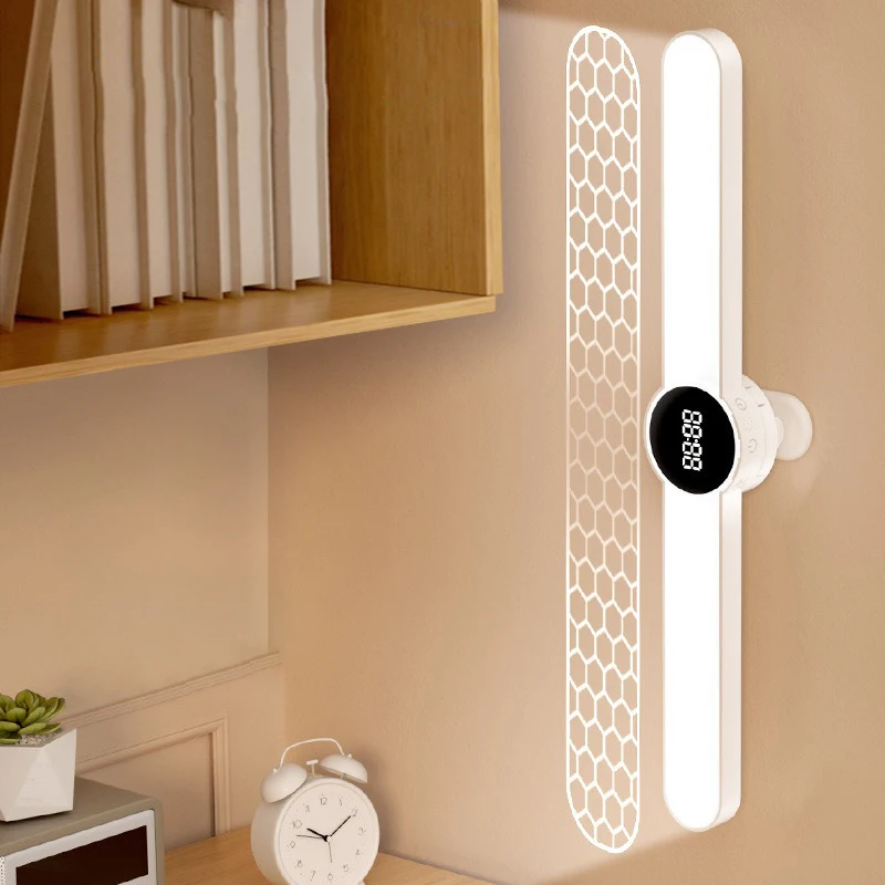 مصباح ليل ذكي باللمس قابل للشحن USB مع ساعة ومنبه - Lampe de Nuit Tactile Intelligente Rechargeable USB avec Horloge et Réveil