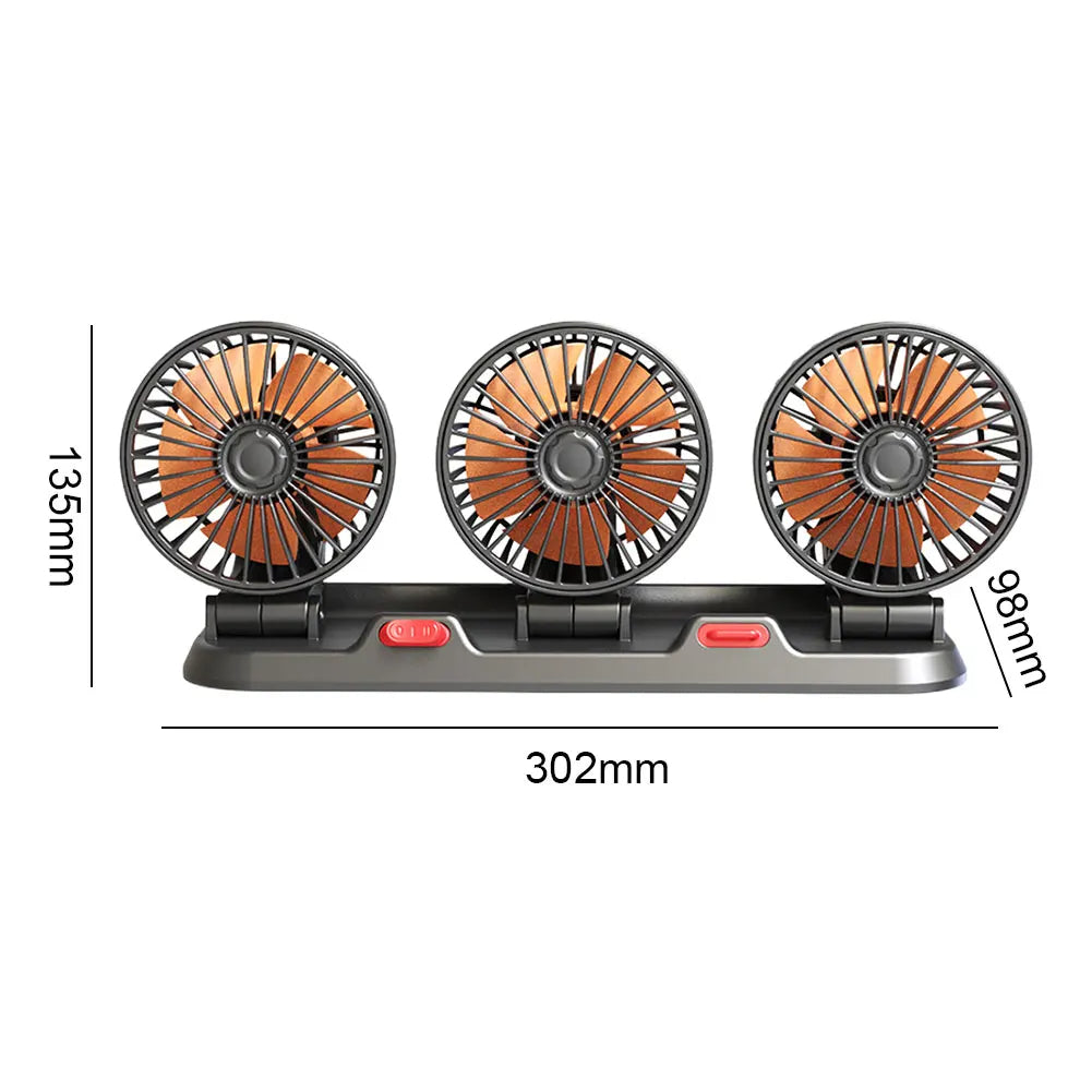 Ventilateur de Refroidissement مروحة تبريد سيارة بثلاثة رؤوس