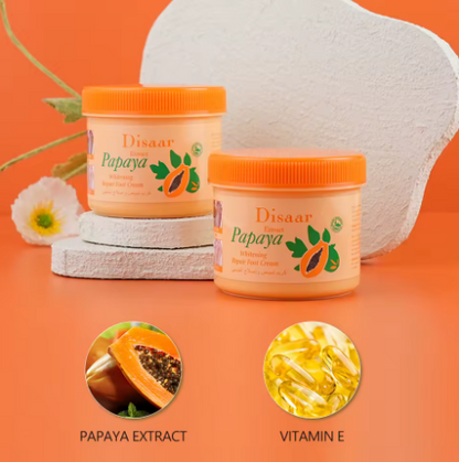 crème pour les pieds à la papaye كريم القدم بالبابايا