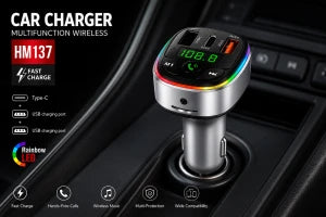Transmetteur FM 3 Port جهاز إرسال FM ثلاثي المنافذ