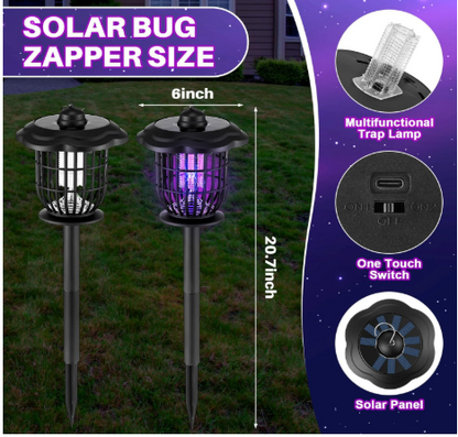 Lampe anti-moustiques à énergie solaire مصباح طارد للبعوض يعمل بالطاقة الشمسية