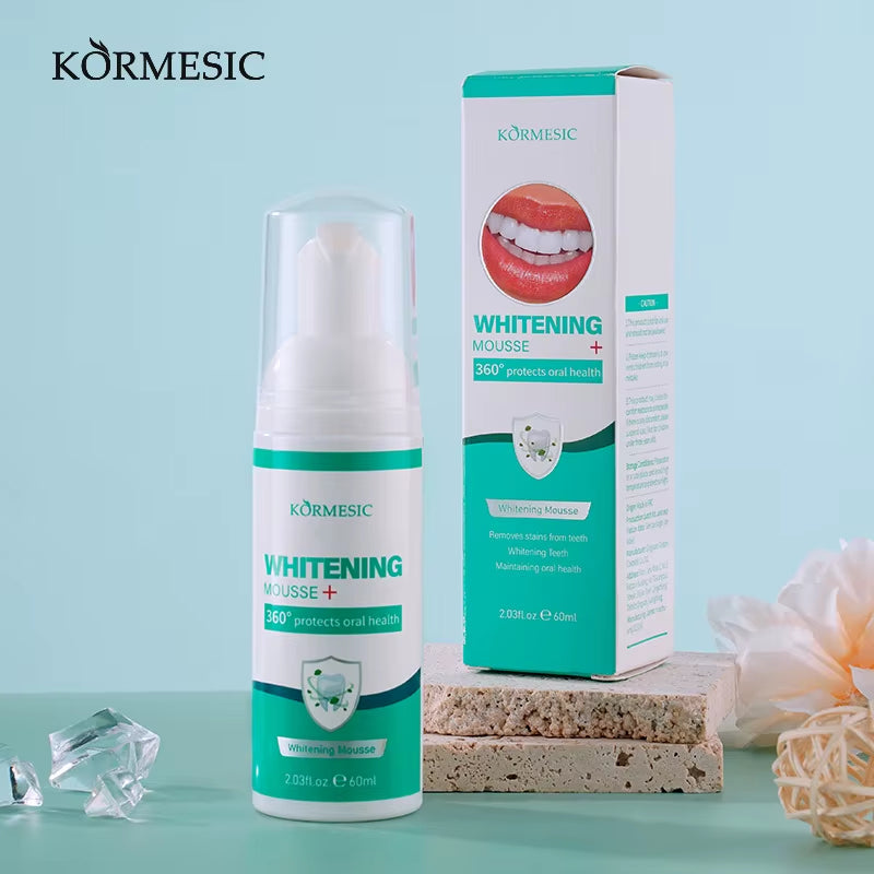 mousse de blanchiment des dents رغوة تبييض أسنان