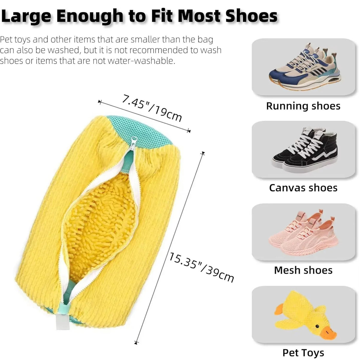 sac à chaussures en filet حقيبة غسيل أحذية شبكية
