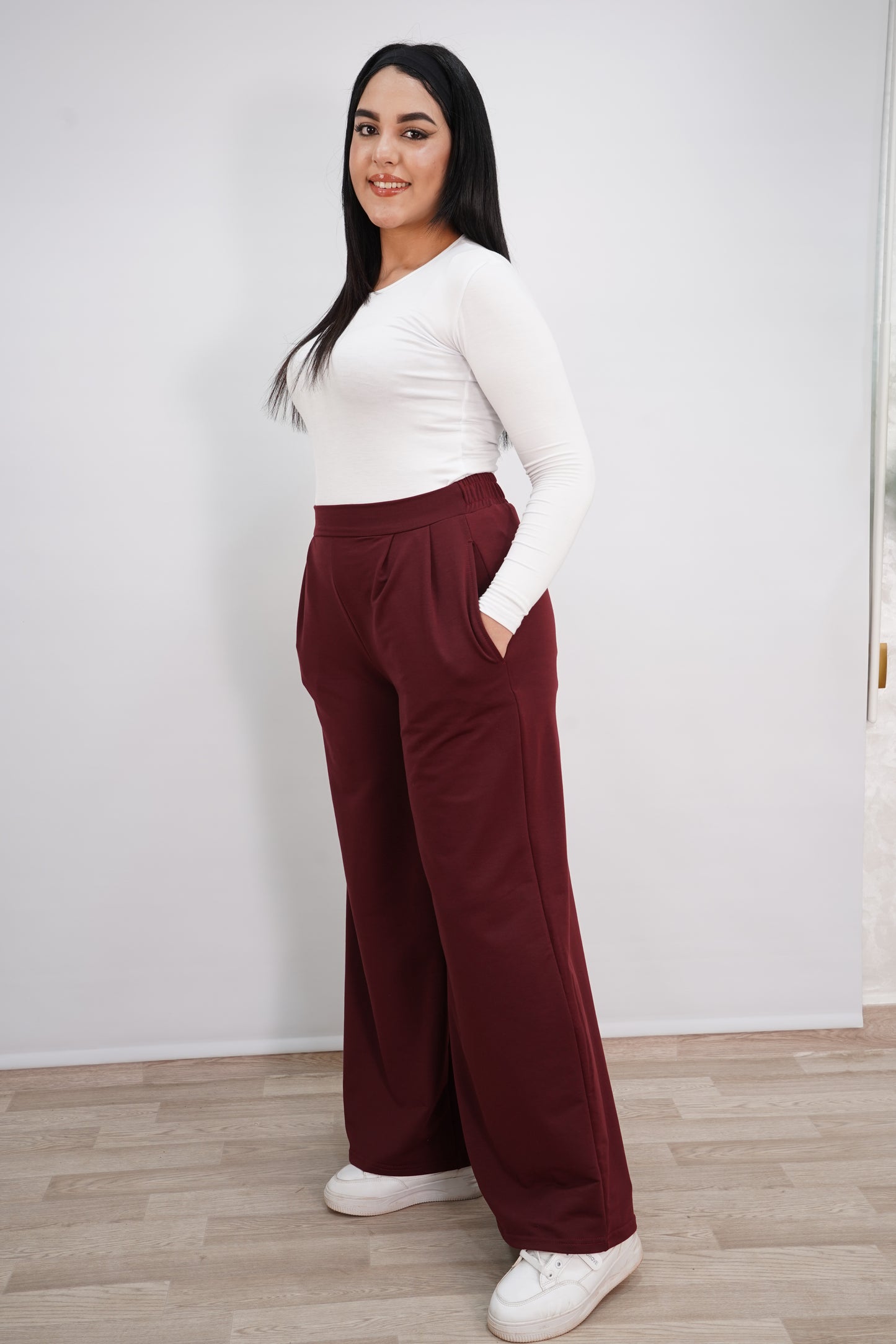 Pantalon Wide Leg Femme Oversize – Coupe Large & Confortable