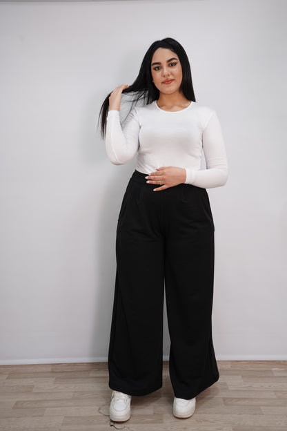 Pantalon Wide Leg Femme Oversize – Coupe Large & Confortable
