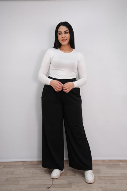 Pantalon Wide Leg Femme Oversize – Coupe Large & Confortable