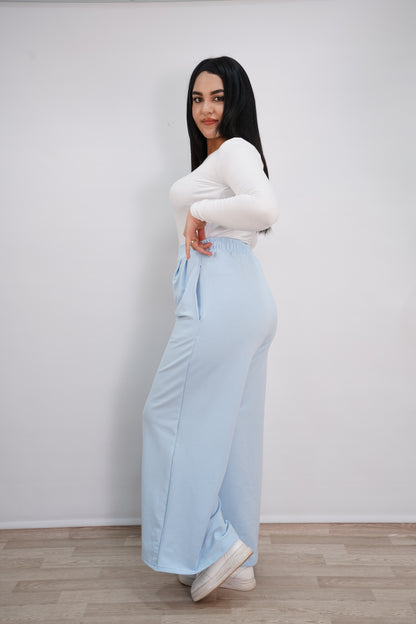 Pantalon Wide Leg Femme Oversize – Coupe Large & Confortable
