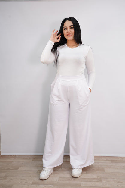 Pantalon Wide Leg Femme Oversize – Coupe Large & Confortable