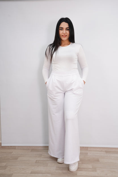 Pantalon Wide Leg Femme Oversize – Coupe Large & Confortable