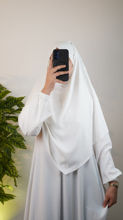 Abaya Femme 2 Pièces pour Prière & Omra – Abaya avec Foulard