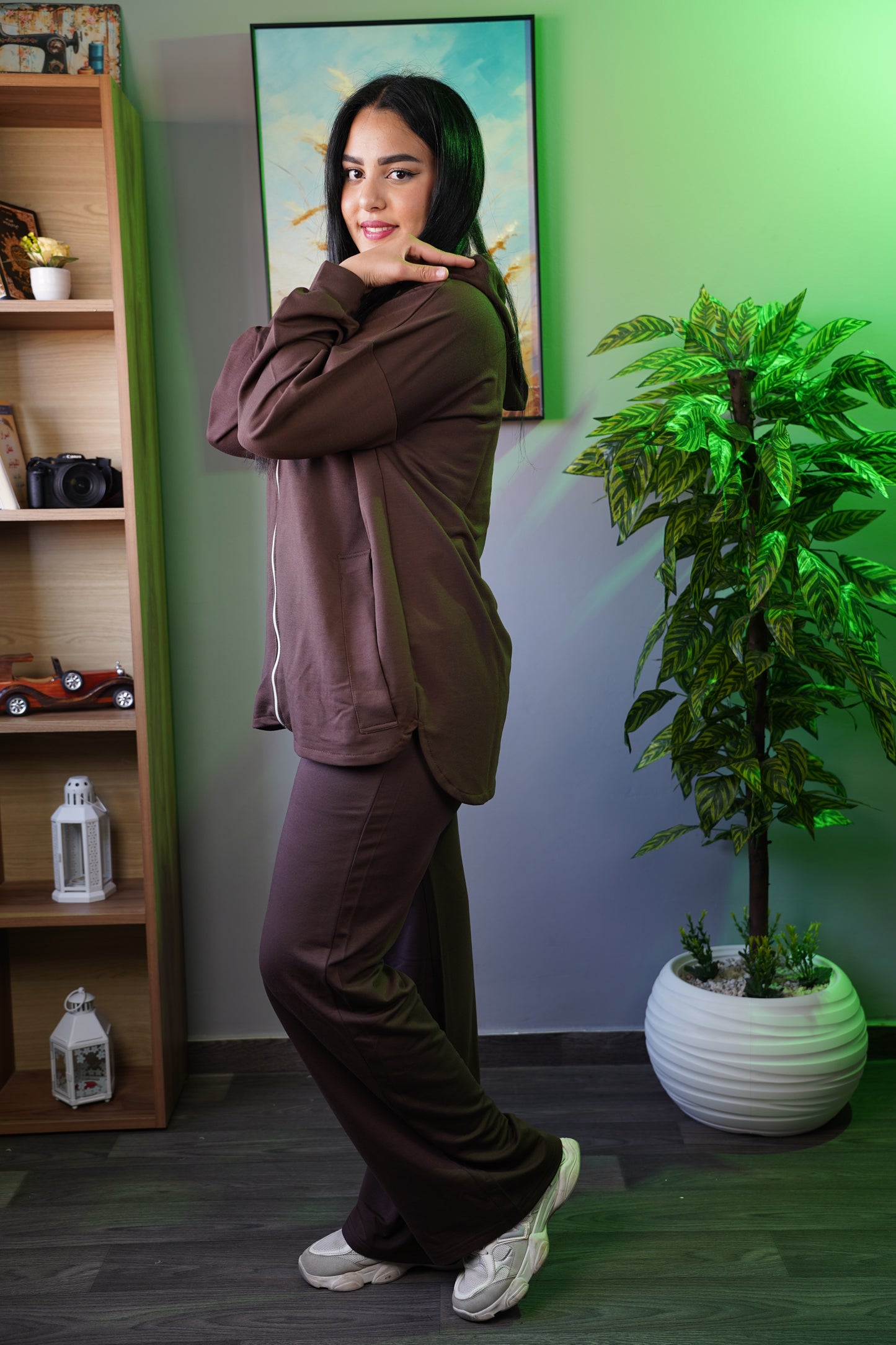Survêtement Femme Piknik en Lycra – Ensemble Confortable & Tendance