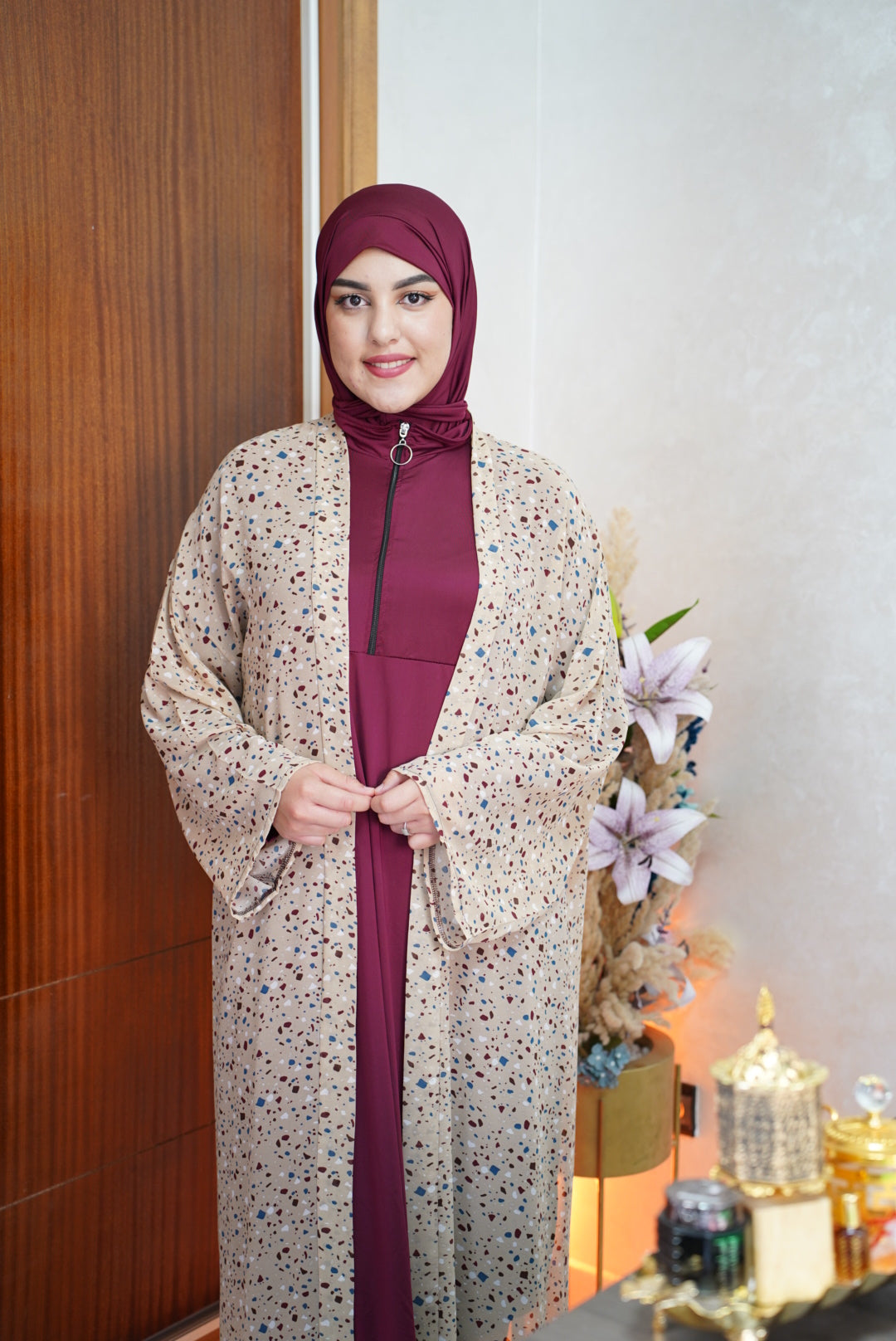 Burkini Femme Cash Terrazzo – Ensemble Élégant & Confortable