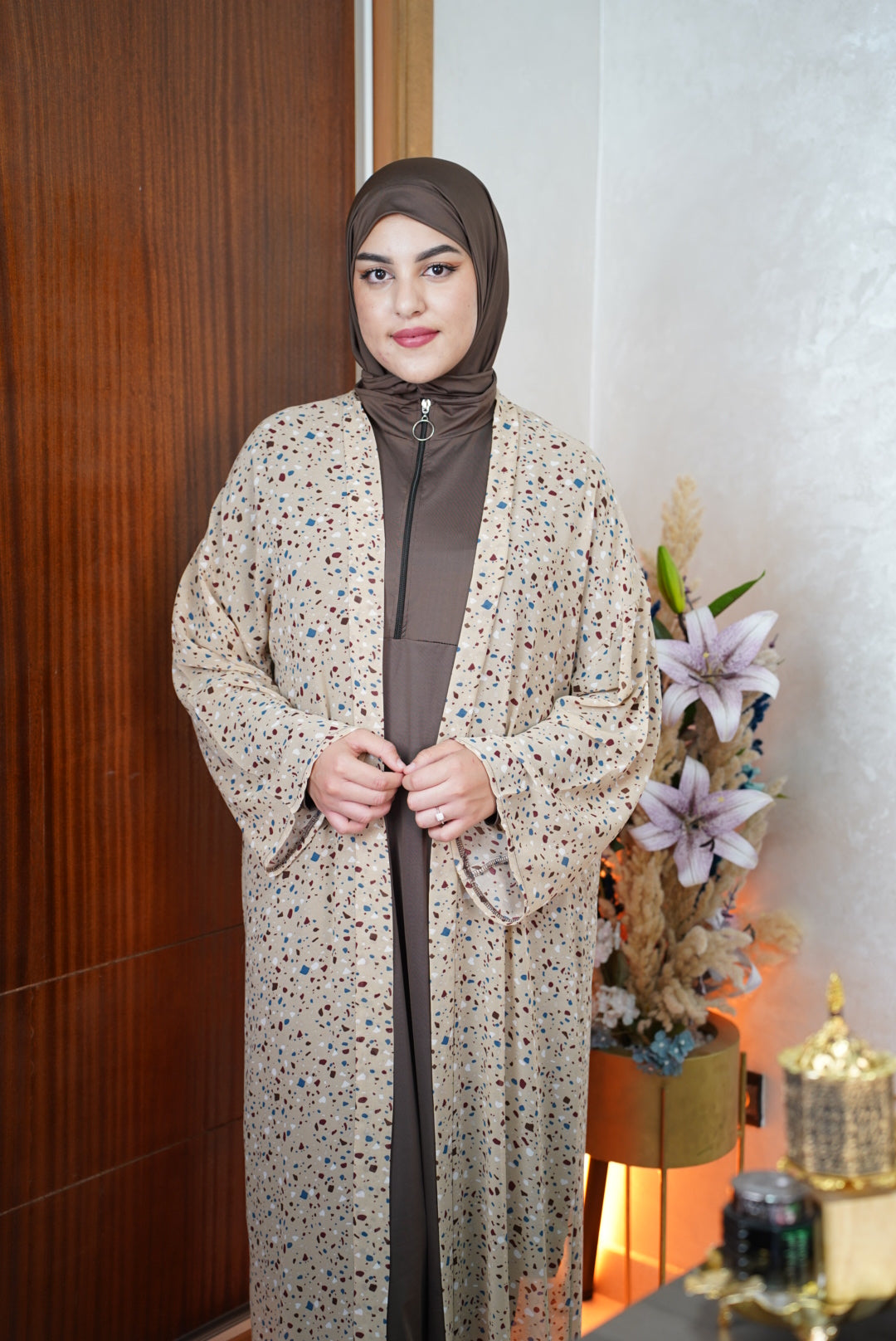Burkini Femme Cash Terrazzo – Ensemble Élégant & Confortable