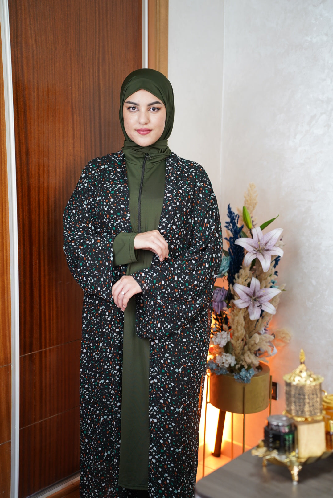 Burkini Femme Cash Terrazzo – Ensemble Élégant & Confortable
