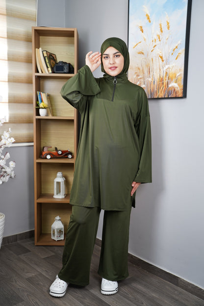 Burkini Femme 3 Pièces – Ensemble Modeste & Confortable