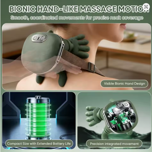 4D massager with Bionic technology مدلك رباعي الأبعاد بتقنية بيونيك