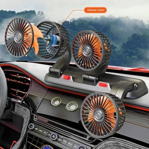 Ventilateur 3 têtesمبرد سيارة دوار بثلاثة رؤوس