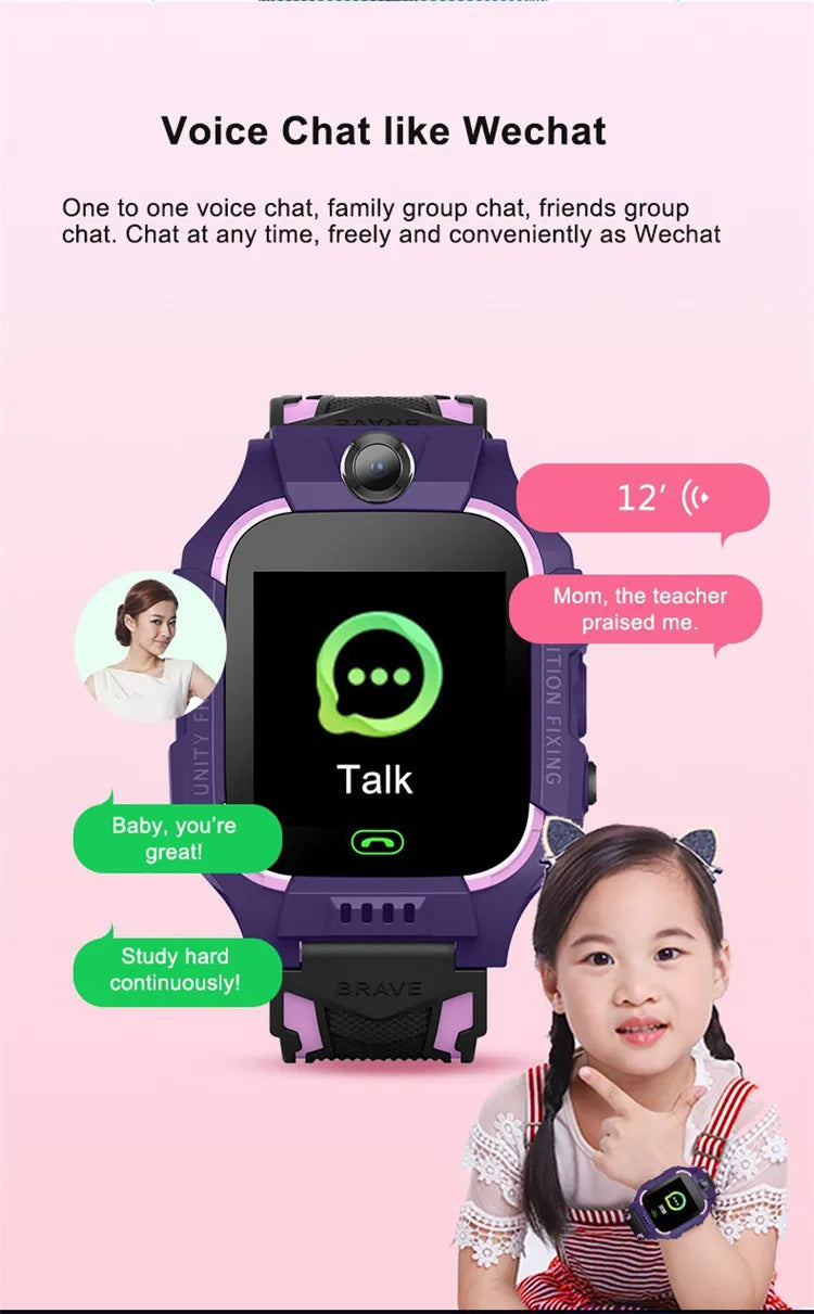 Smart Watch for Kids ساعة ذكية للأطفال مقاومة للماء