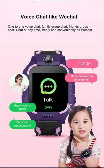Smart Watch for Kids ساعة ذكية للأطفال مقاومة للماء
