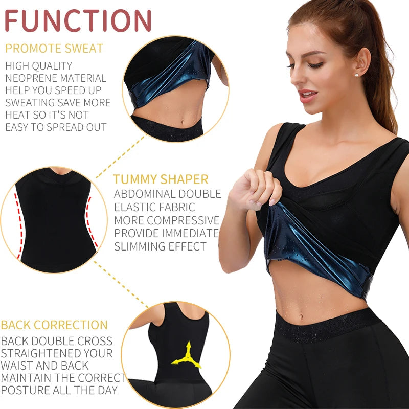 sweat shaper men قميص حرق دهون البطن