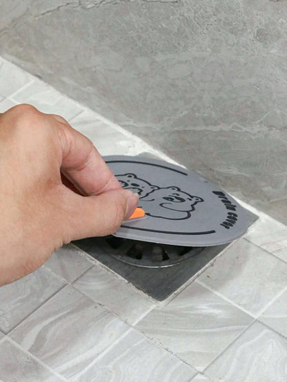 3 Couvercles de Drain en Silicone Anti-Cheveux – Filtre Évier & Douche