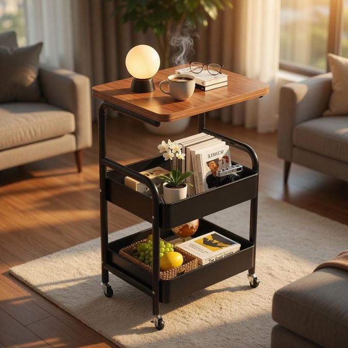 Table de Chevet طاولة متحركة متعددة الوظائف