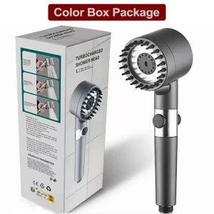 turbocharged shower head راس دش فلتر مع ضغط عالي محمول باليد