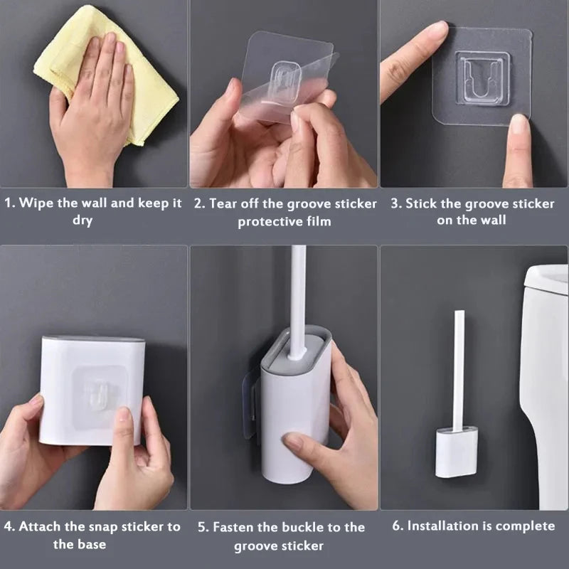 Brosse de Toilette فرشاة تواليت سيليكون