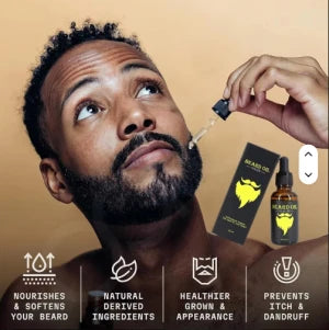 Huile à barbe 100% naturelle de Belizon زيت اللحية الطبيعي 100% من بيليزون