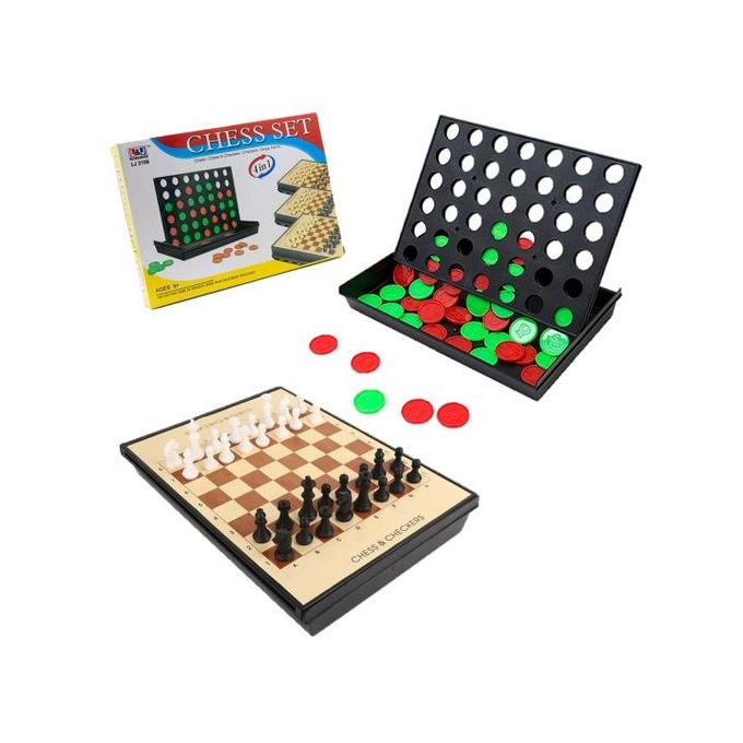 Jeux de société de voyage ensemble مجموعة ألعاب لوحية للسفر 4 في 1