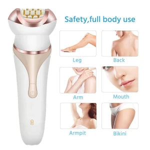 Kemei 4 in 1 Multifonctionnel طقم لإزالة شعر الوجه