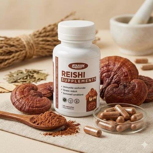 ATANAN Reishi مكمل غذائي طبيعي لتقوية المناعة