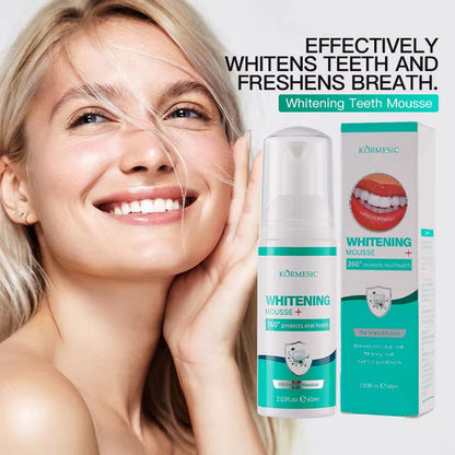 mousse de blanchiment des dents رغوة تبييض أسنان