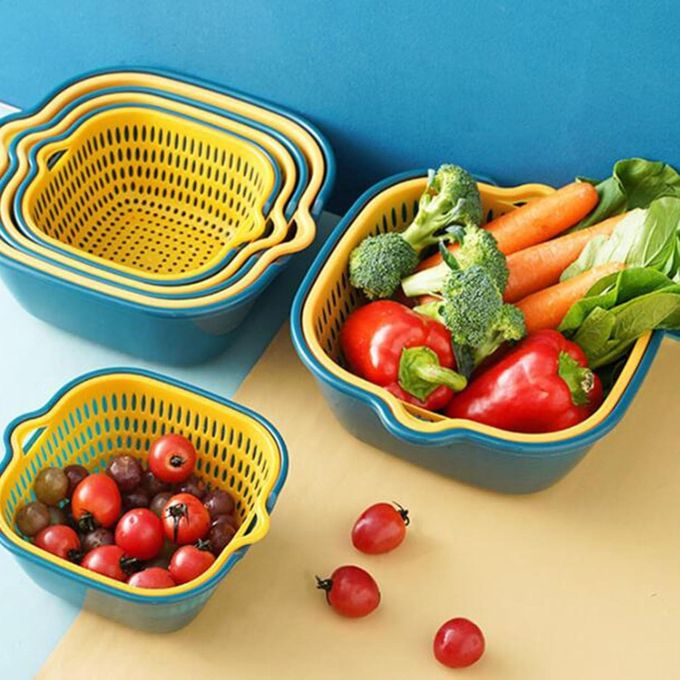 Passoire de Cuisine مصفاة مطبخ مزدوجة الطبقات