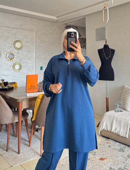 Survêtement Femme en Tissu Moutonné – Ensemble Confortable & Tendance