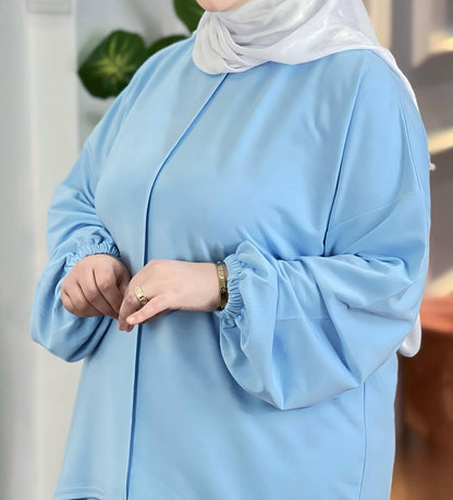 Ensemble Femme Jupe & Haut en Tissu Moutonné – Élégant & Tendance