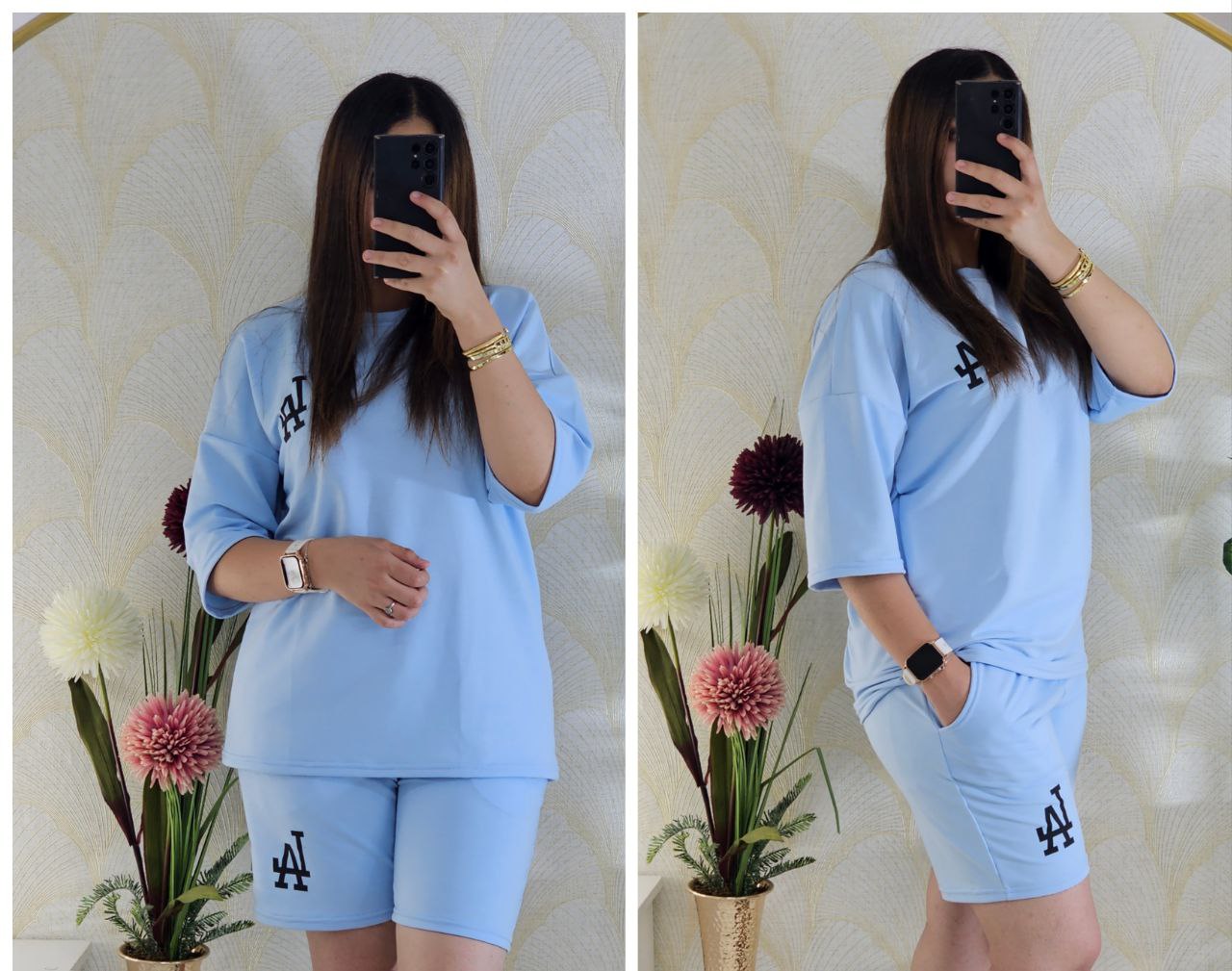Ensemble Femme Été T-shirt & Short – Léger & Confortable
